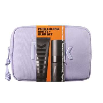 Milk Makeup Pore Eclipse Matte + Blur Set - Includes Pore Eclipse Mattifying Primer (Full Size), Pore Eclipse Setting Spray (Mini) & Makeup Bag - Vegan, Cruelty Free