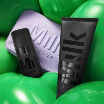 Milk Makeup Pore Eclipse Matte + Blur Set - Includes Pore Eclipse Mattifying Primer (Full Size), Pore Eclipse Setting Spray (Mini) & Makeup Bag - Vegan, Cruelty Free