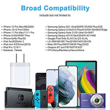 Single Port USB Wall Charger, GiGreen 1A/5V Power Adapter 5 Pack Charging Block Cube Plug Box Compatible Phone X/8/7/Xs/XR/6s/5/SE, Samsung S9/S8/S7/S6 Edge, Note 8, LG G5 V30, Moto, Pixel, Nexus, HTC