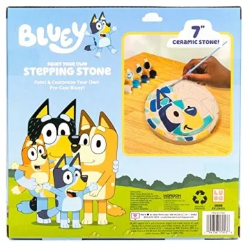 Bluey Paint Your Own Stepping Stone Kit for Kids