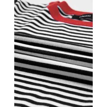 Dokotoo Women's Trendy Short Sleeve Summer Knitted Tops