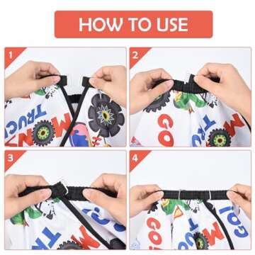 FaHaner Kids Haircut Cape Adjustable for Fun Haircuts