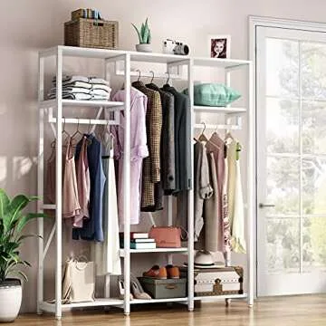 LITTLE TREE 59-Inch Freestanding Closet Organizer