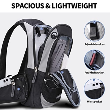 HOMIEE Hydration Backpack 2L Water Bladder Lightweight Comfortable Daypack