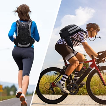 HOMIEE Hydration Backpack 2L Water Bladder Lightweight Comfortable Daypack