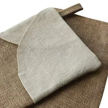 Ivenf Christmas Stockings, 3 Pack 18 inches Large Burlap Stockings with Cream Ruffle Cuff, Fireplace Hanging Stockings for Xmas Party Decorations Home Décor