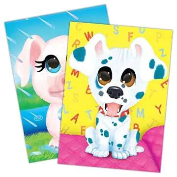 Silly Pets Face Repositional Stickers Fun Activity Book