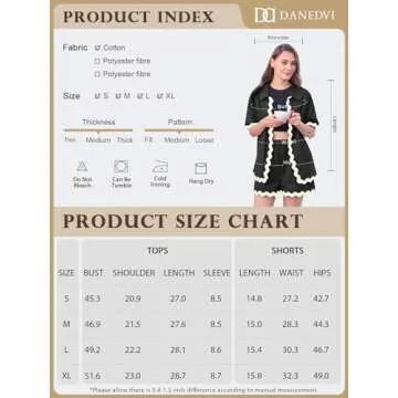 Danedvi Womens 2 Piece Outfits Beach Vacation Summer Short Sleeve Button Down Shirts and Shorts Lounge Sets