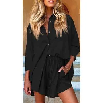 ZAAYO Women’s 2-Piece Cotton Outfit Set for Relaxed Style