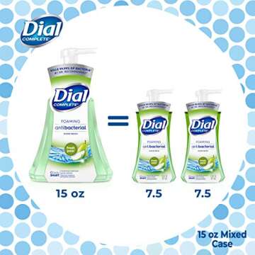 Dial Complete Foaming Hand Wash Anti-bacterial Fresh Scents