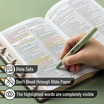 Mr. Pen Gel Highlighter | 8 Pack Pastel No Bleed