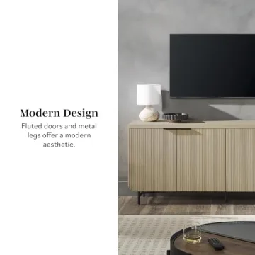 Walker Edison Fluted Door Sideboard for Modern Homes