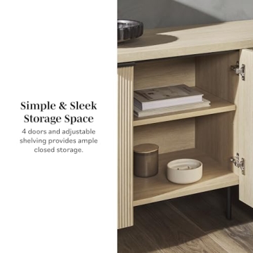 Walker Edison Fluted Door Sideboard for Modern Homes