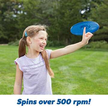 Kidoozie Fly n Spin Disc for Fun Outdoor Kids Play