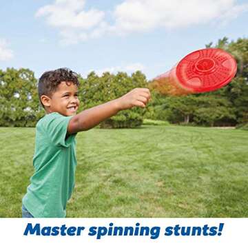 Kidoozie Fly n Spin Disc for Fun Outdoor Kids Play