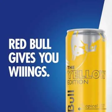 Red Bull Yellow Edition Tropical Energy Drink 12 Fl Oz