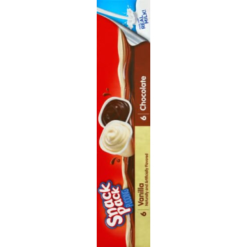 Snack Pack Pudding Cups – Chocolate & Vanilla, 12 Count