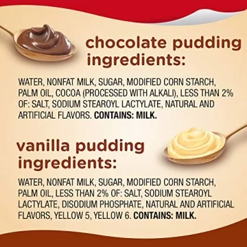 Snack Pack Pudding Cups – Chocolate & Vanilla, 12 Count