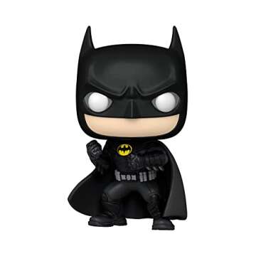 Funko POP! Movies: DC - The Flash - Batman - (Keaton) - DC Comics - Collectable Vinyl Figure - Gift ...