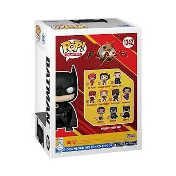 Funko POP! Movies: DC - The Flash - Batman - (Keaton) - DC Comics - Collectable Vinyl Figure - Gift Idea - Official Merchandise - for Kids & Adults - Comic Books Fans - Model Figure for Collectors