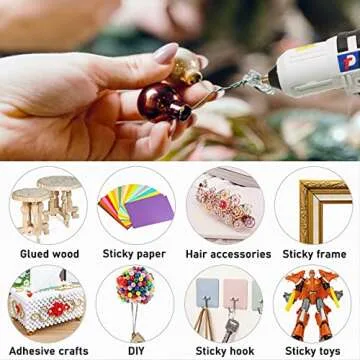 Cordless Hot Glue Gun for Quick Crafting and DIY Projects