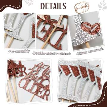 24Pcs A Tini Bit Older Cupcake Toppers, Espresso Martini Birthday Party Decor, Espresso Martini Birthday Cake Toppers, A Tiny Bit Older Birthday Decor, Espresso Martini Birthday Decorations