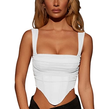 KOSUSANILL Sexy Women's Bustier Corset Top for Chic Parties