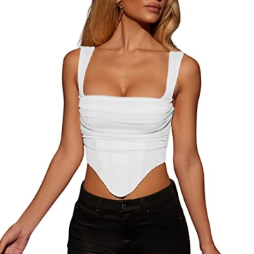 KOSUSANILL Sexy Women's Bustier Corset Top for Chic Parties