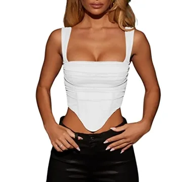 KOSUSANILL Sexy Women's Bustier Corset Top for Chic Parties
