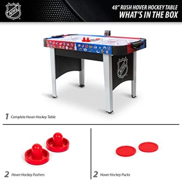 48” NHL Rush Indoor Hover Hockey Game Table Ideal for Family Fun
