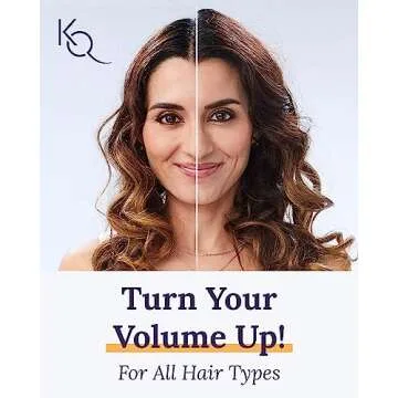 Keranique Volumizing Shampoo and Conditioner Set with Thickening Mousse - Keratin Enriched Volume Ki...