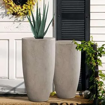 Kante Stylish Concrete Planters for Home and Garden