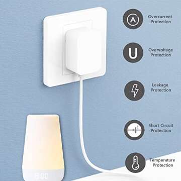HZPOWEN 5ft Adapter Power Cord for Hatch Sound Machine