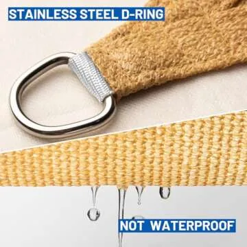 Premium SUNLAX Sun Shade Sail 10x10 for Patio and Backyard