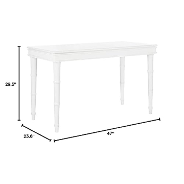 Safavieh Modern Coastal White Writing Desk with Drawer