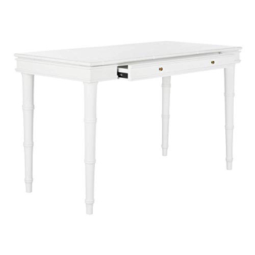 Safavieh Modern Coastal White Writing Desk with Drawer