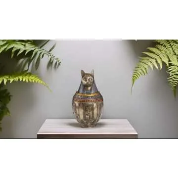 Rare Egyptian Bastet Cat Memorial Urn