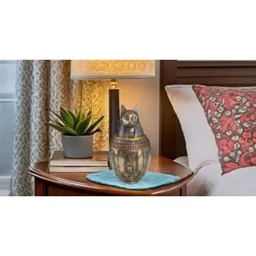 Rare Egyptian Bastet Cat Memorial Urn