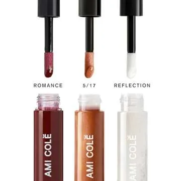 AMI COLÉ Hydrating Lip Treatment 3in1 multitasker for your lips (Holiday Lip Trio), tinted lip gloss, hydrating lip gloss, moisturizing, natural