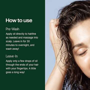 Plant Therapy Rosemary & Castor Oil - 4 oz Hair Treatment for Growth, Shine, Softness, Healthy Scalp...