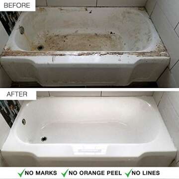 Armoglaze Bathtub Refinishing Kit - Odorless DIY Epoxy