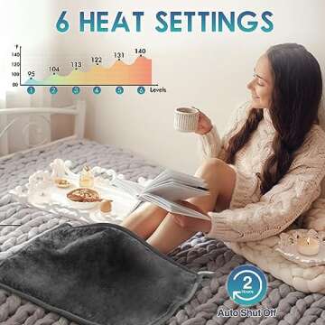 DAILYLIFE Heated Foot Warmers，Heating Pad for Feet