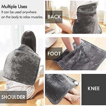 DAILYLIFE Heated Foot Warmers，Heating Pad for Feet