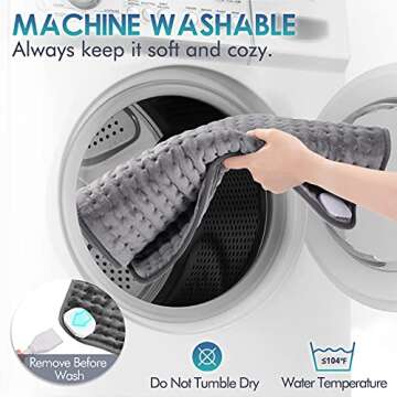 DAILYLIFE Heated Foot Warmers，Heating Pad for Feet