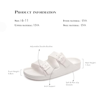 Comfort Slides with Adjustable Straps - FUNKYMONKEY