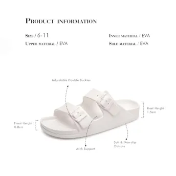 Comfort Slides with Adjustable Straps - FUNKYMONKEY