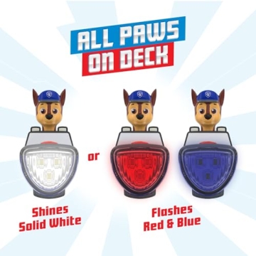 PAW Patrol Chase Bike Light for Kids' Fun and Safety