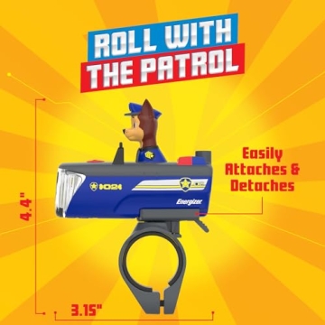PAW Patrol Chase Bike Light for Kids' Fun and Safety