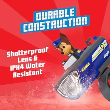 PAW Patrol Chase Bike Light for Kids' Fun and Safety