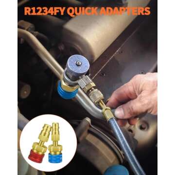 R1234YF to R134A Adapter Kit for Air Conditioning
